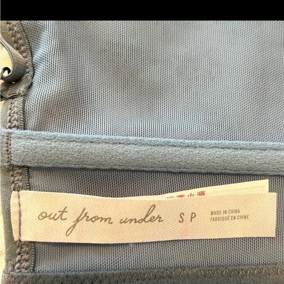 NWT Urban Outfitters Out from Under Modern Love Corset Lace Small Blue - Picture 13 of 15